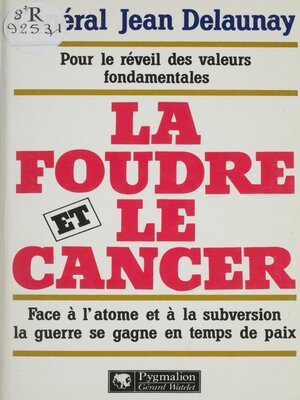 cover image of La Foudre et le Cancer